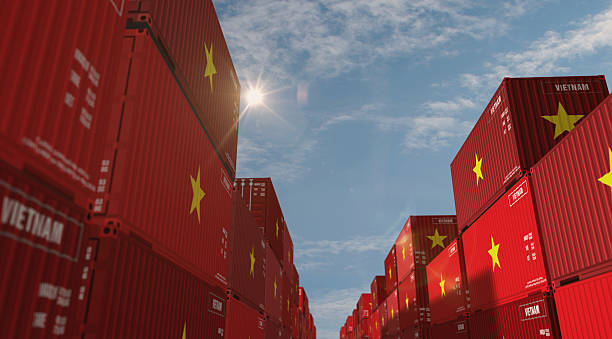 istock Vietnam export cargo shipping containers 2221642622