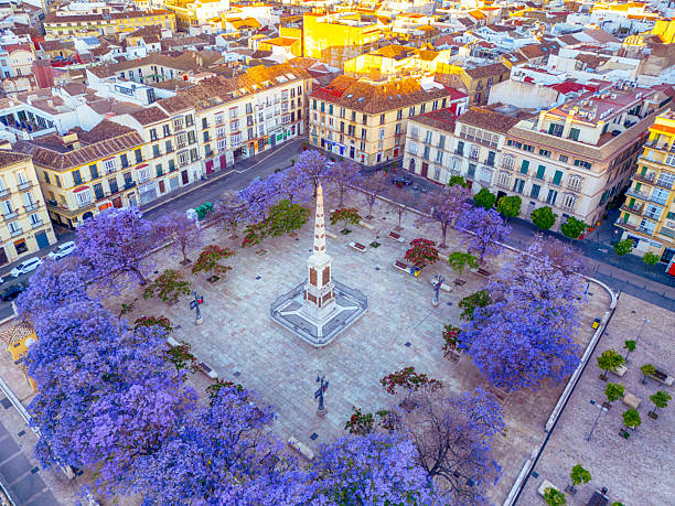 Plaza de la Merced in Malaga, Spain