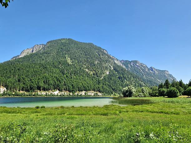 istock lake in Alps - Weitsee in Bavaria Ruhpolding 2221645597
