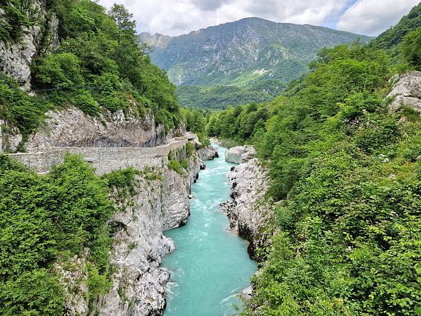istock river Soca Triglav mountains 2221660276