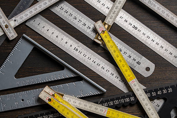 Free picture: Wooden meter, a carpenter’s hand tool, a ruler on a ...