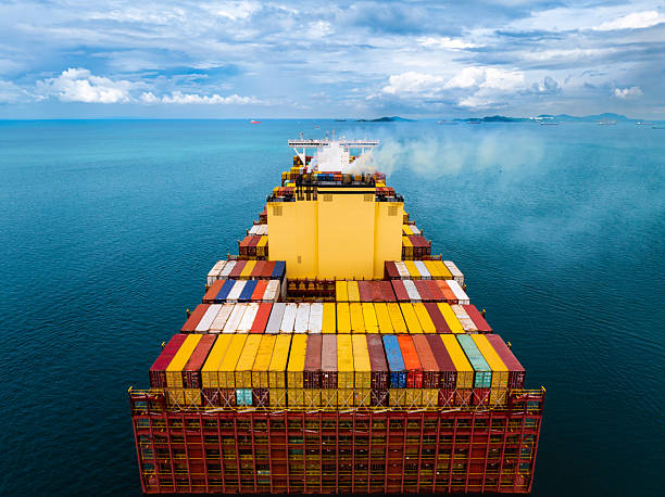 istock logistic cargo container ship sailing in sea to import export goods and distributing products to dealer and consumers across worldwide, by container ship 2221664755