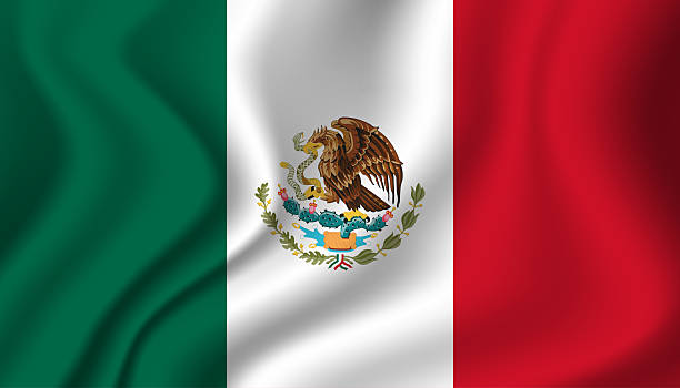 istock Flag of Mexico. National symbol in official colors. Template icon. Vector background 2221664771