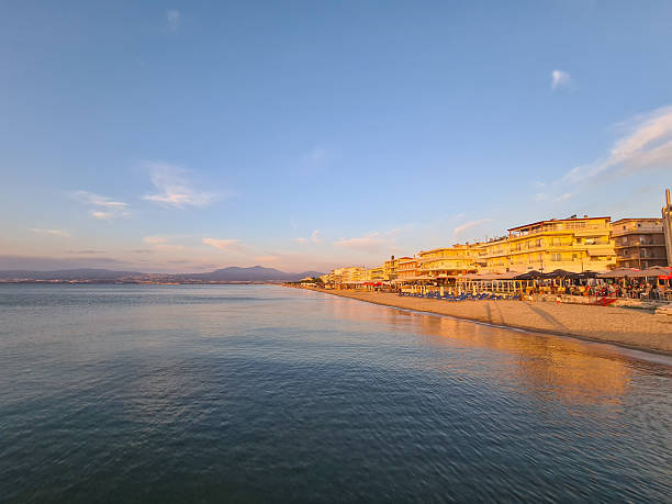 istock Sunset On The Beach In Pereia In Greece 2221690216