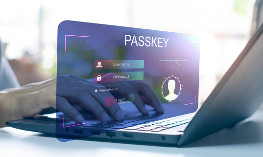 Passkey Code Concept Of Using Passkey Instead Of A Code Set For Maximum Security ...