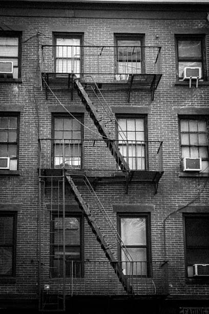 istock Fire Escape on Brick Building in Manhattan 2221693564