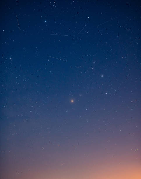 istock Milky way stars and constellations with a galaxy background. 2221696967