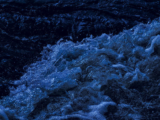 istock Dynamic Blue Rapids Flowing Over Rocky Terrain, Stunning Nature Waterfall Scene 2221709997