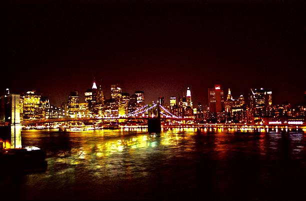 Vintage New York skylines