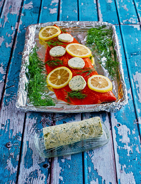 istock Salmon with Dill Butter & Lemon 2221730957