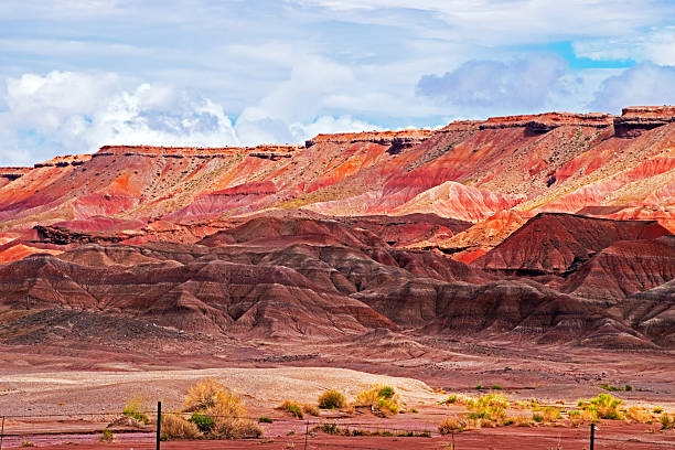 istock Strikingly vivid reds at painted desert 2221753526