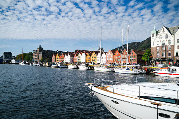 istock Harbour and traditional coastal village, Norway 2221766344