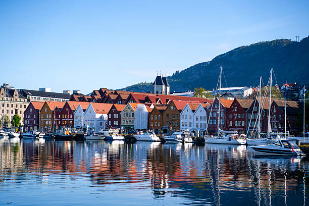 istock Harbour and traditional coastal buildings, Norway 2221766506