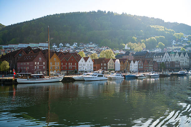 istock Harbour and traditional coastal buildings, Norway 2221766628