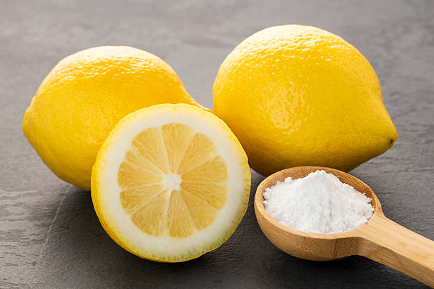 istock Lemon mixture with baking soda powder - Citrus Limon 2221771531
