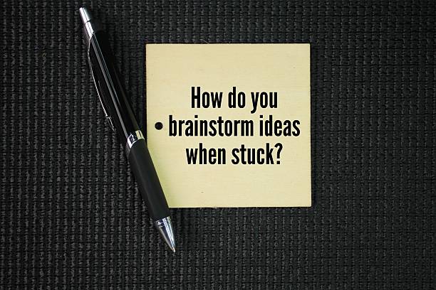 istock Question words about ideas How do you brainstorm ideas when stuck? 2221776771