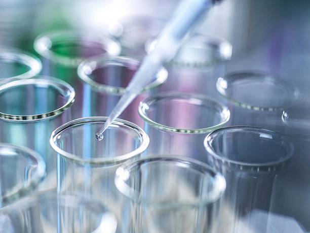 istock A science experiment in a lab, showcasing precision and innovation, with a pipette. 2221782663