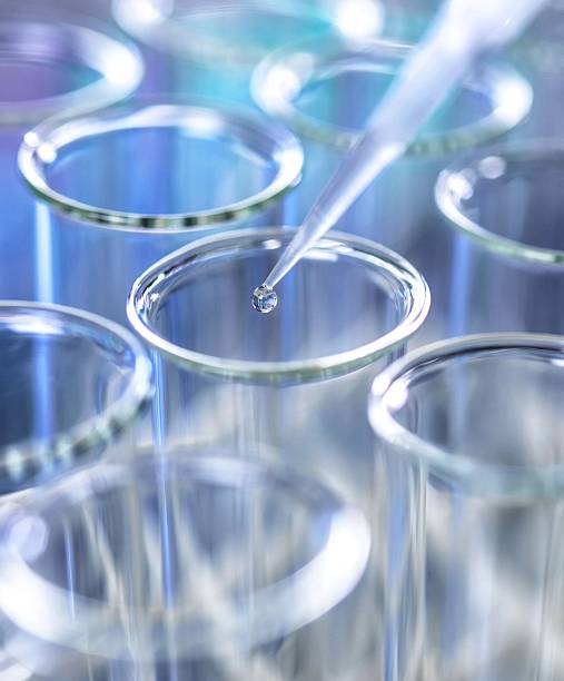 istock A science experiment in a lab, showcasing precision and innovation, with a pipette. 2221782722