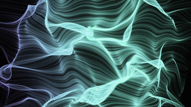 istock Abstract Vector Illustration. Fantastic elegant wave panorama background design illustration 2221793113