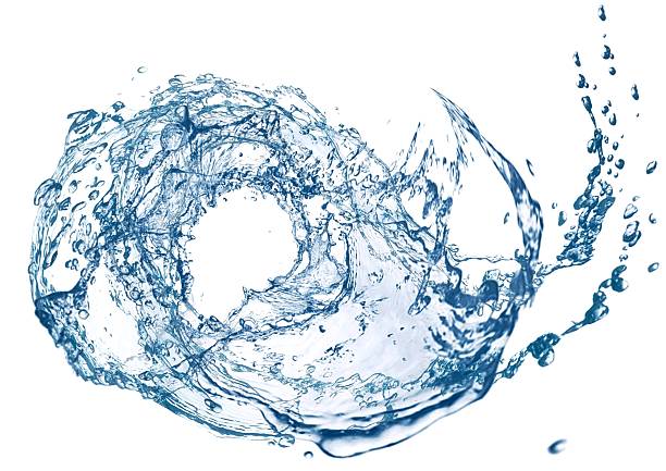 istock 3d illustration of blue water splash 2221795879