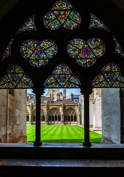 Courtyard of the Dom church in Utrecht, Holland