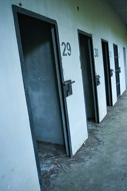 istock Cell door of old prison 2221812455