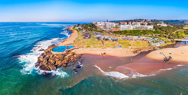 istock Scottsburgh and Beach with Mpambanyoni River 2221812791