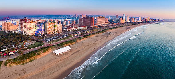 istock Durban Beachfront Sunrise Cityscape 2221815108