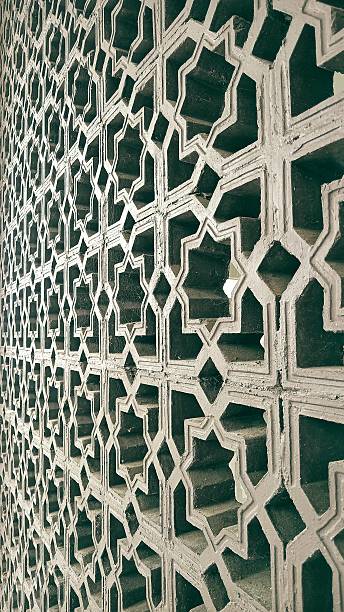 Islamic geometric pattern on a wall showcasing incredible artistry