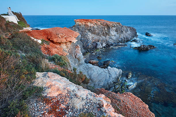 istock Mediterranean rocky coastline. Cala Mayor, Cabo de Palos. Murcia, Spain 2221820188