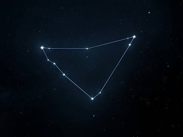 istock Capricornus constellation in the night sky. 2221824152