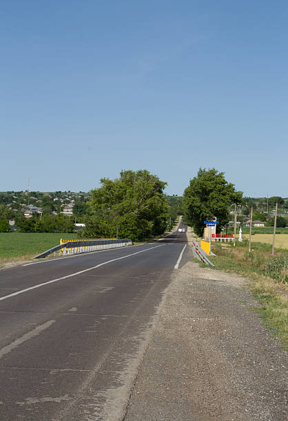 istock A road with a sign on it 2221825098