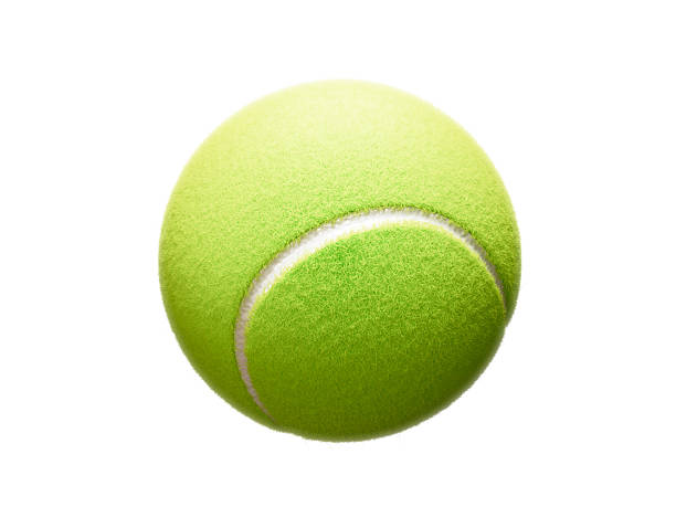 istock Yellow Tennis Ball Isolated On White Background 2221834467