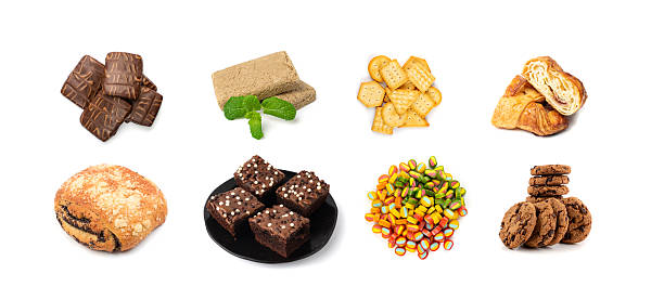 istock Assorted cakes set isolated. Many biscuit desserts, sweet bakery collage, cookie collection 2221838613