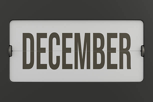 istock Flip black monthly calendar. 3D render 2221839648