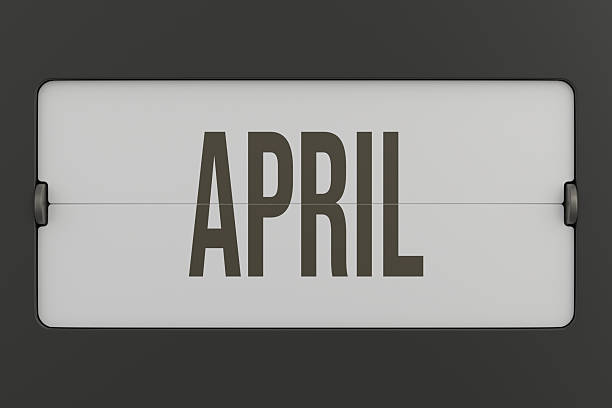 istock Flip black monthly calendar. 3D render 2221839741