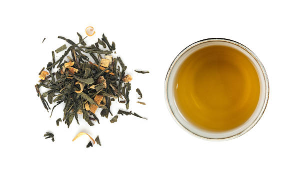 istock Heap of Dry Green Tea with Additives 2221840660