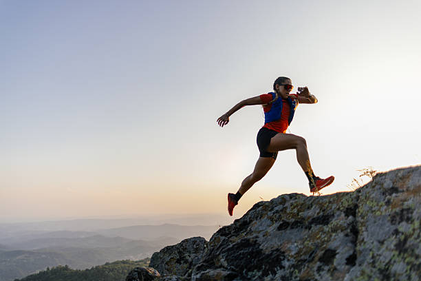istock Woman running in the mountains 2221845713