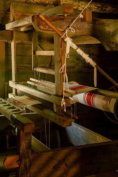 istock A hand operated cotton weaving loom 2221859342