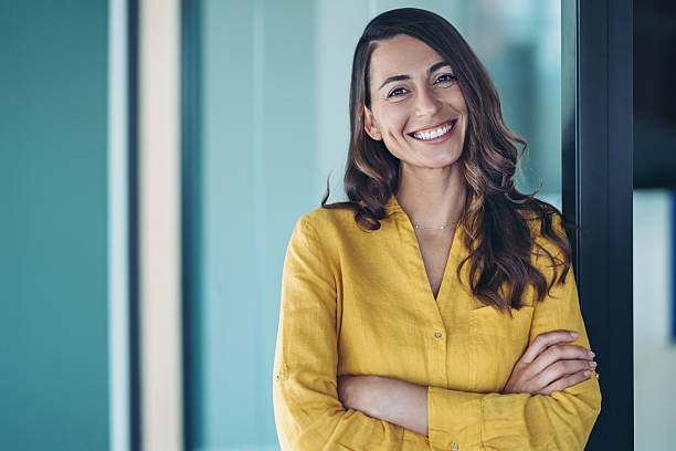 istock Beautiful smiling businesswoman 2221863387