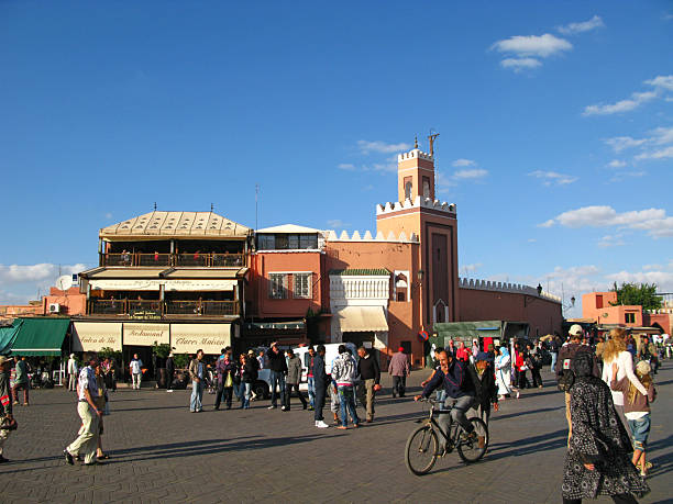 Marrakech, Morocco - 01 Nov 2010: Jemma El Fna square in Marrakech, Morocco