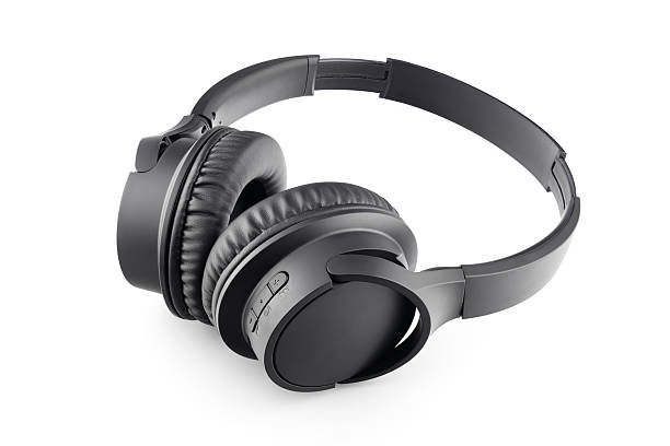 istock wireless black headphones isolated on white background with clipping path 2221867014