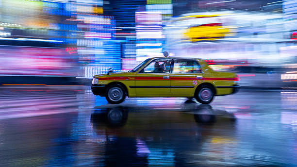 istock Yellow Taxi In Tokyo 2221874614