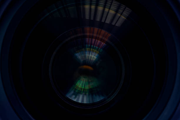 istock Macro camera lens,light reflections in a camera lens,Camera and lens Zoom, close-up 2221884999