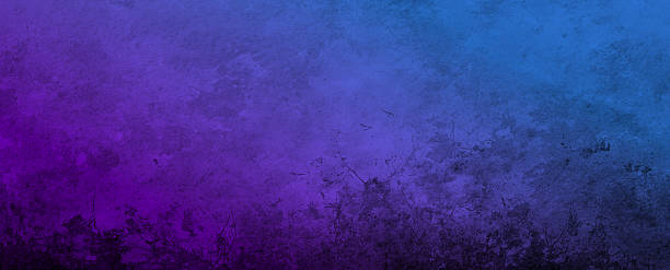 istock Black brick wall background rough concrete with neon lights and glowing lights. Lighting effect pink and blue on empty brick wall background 2221892864