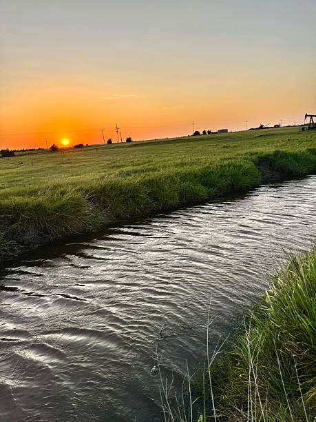 istock Western Kansas sunset 2221896359