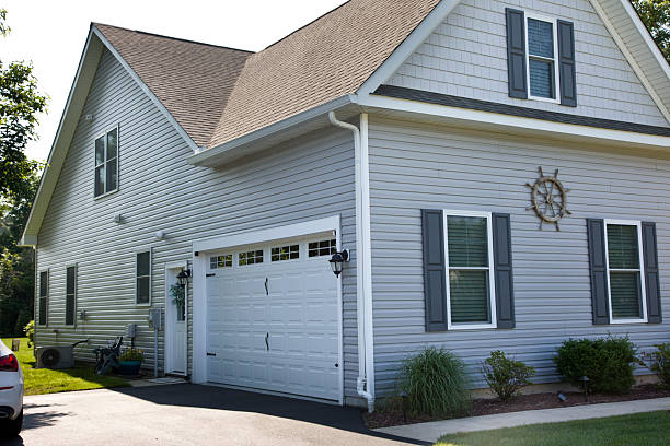 istock Suburban home exterior garage view 2221899221