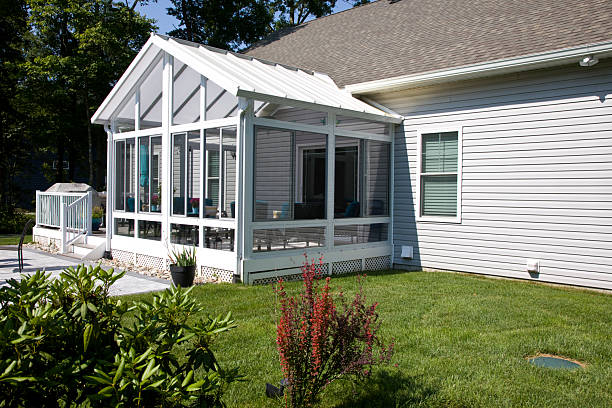 istock Suburban home sun room exterior 2221899296