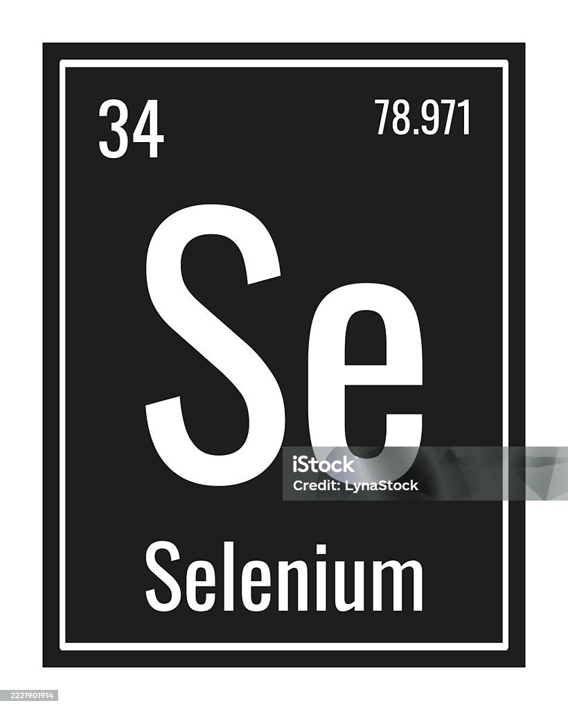 Selenium Symbol Chemical Element Of The Periodic Table Vector ...