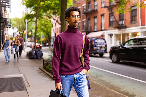 istock Young Man Walking in Urban Street 2221917362
